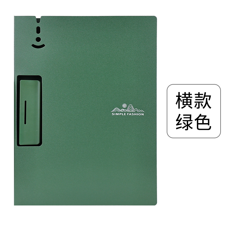 A4 Clip de placa vertical Suministros de oficina Carpeta horizontal A3 Clip de almacenamiento de papel de prueba de datos Placa de respaldo plegable de escritura universal