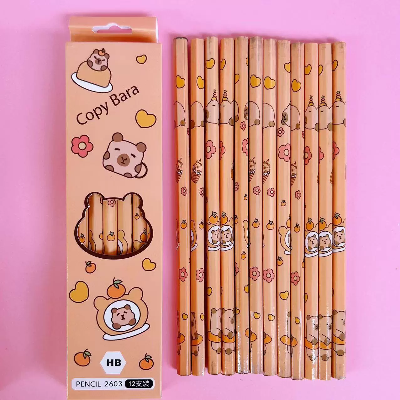 Карандаши Sanrio 12 шт в盒ке Kuromi cinnamon dog деревянные карандаши для школьников, художественные карандаши, пишущие ручки HB