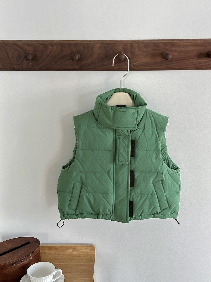 Otoño y invierno para niños chaleco de pluma chaleco de pluma chaleco de herramientas de chaleco de pluma para niños y niñas chaleco de ropa para niños un cabello