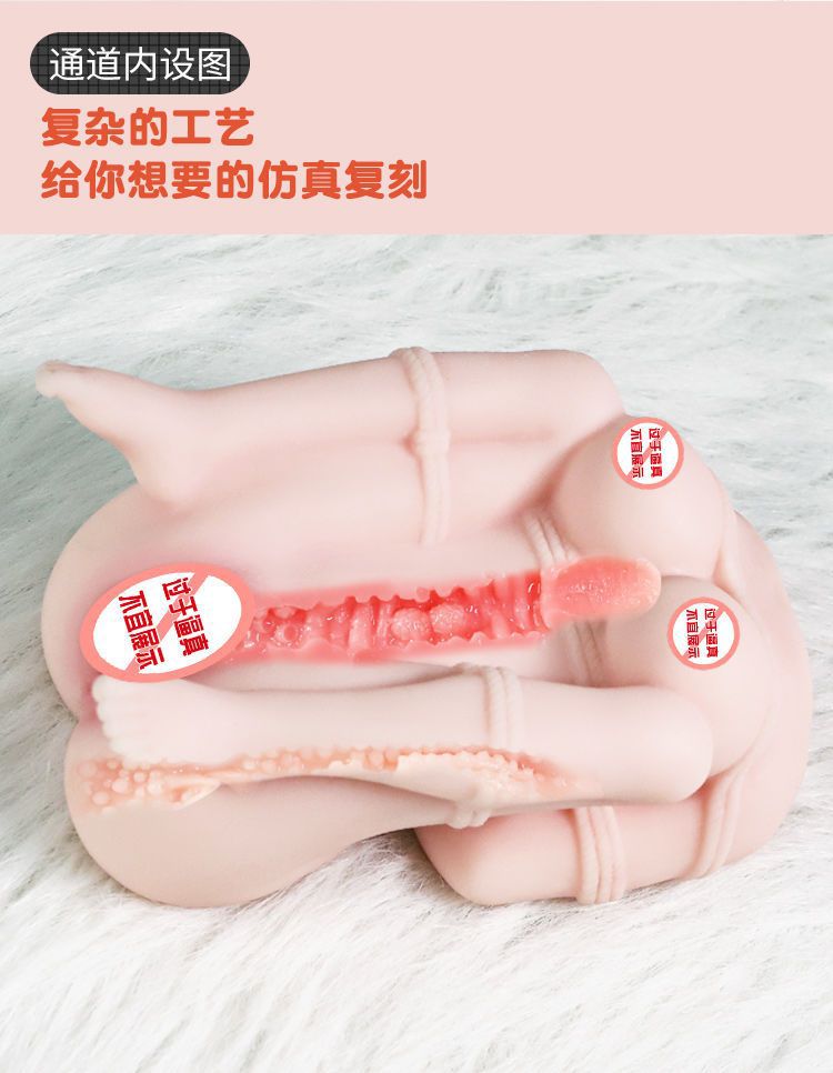 Jiuai Men’s Manual Masturbation Device in TPE with Water-based Lubricant 200ml — detail image 5