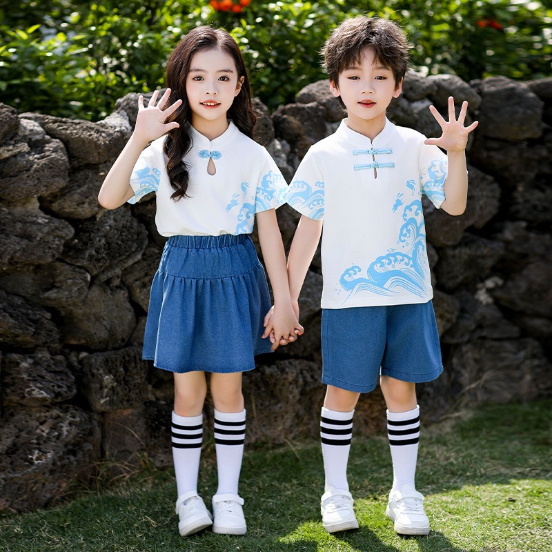 幼儿园园服合唱演出服小学生校服国风汉服61表演服装毕业