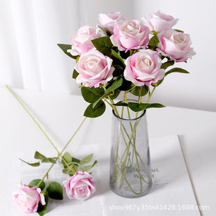 Simulation velvet rose angle rose lovers day wedding celebration home decoration flower wall waterfall waterfall fake flower artificial silk flower