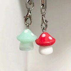 Blueberry Caramel Bead Phone Chain Small Pendant Cute Kawaii Girl Heart Gugon Guka Ins