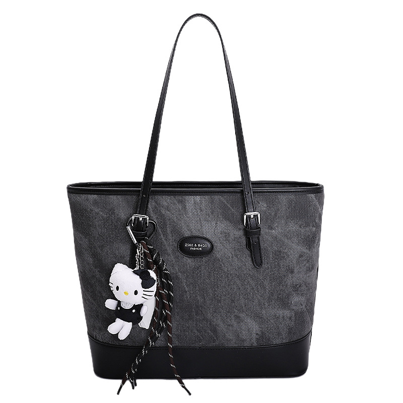 2025 invierno nuevo retro nicho Volkswagen bolso de mano de gran capacidad bolso de hombro de viaje de mujer bolso de brazo de moda versátil bolso de brazo