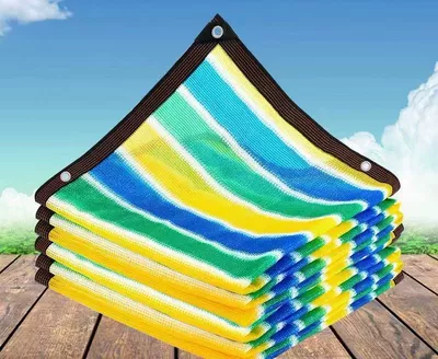 Avtomobil yan çətirləri — net four corners sunshade sail - color-bar-color-22