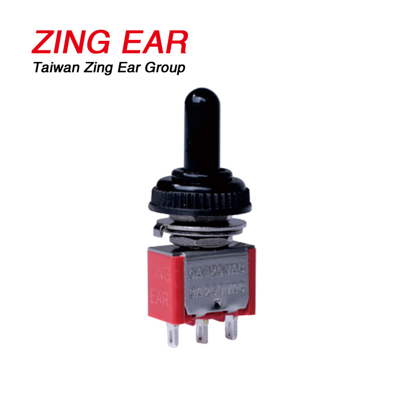 Zing ear小型纽子开关MT-1031 开孔2mm三脚两档 揺臂摇杆开关