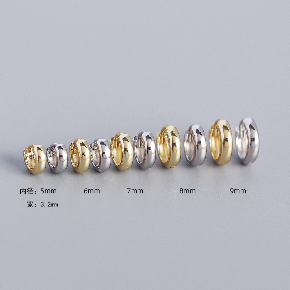 2g Weight 0.03µm Gold Plating Thickness Electroplating Gold Plating Process 925 Sterling Silver Ear Needle Material 18K Real Gold Plated, Platinum Plated Plating Material Stone-Free Inlay Material Earrings Classification 1 Pair Quantity Wedding Occasion 925 Sterling Silver Material Geometric, Circle Pattern Women'S Gender Simple Style Style Plating Craft 1 Pair 925 Sterling Silver Metal Geometric Circle Electroplating 18K Real Gold Plated Platinum Plated Earrings 1
