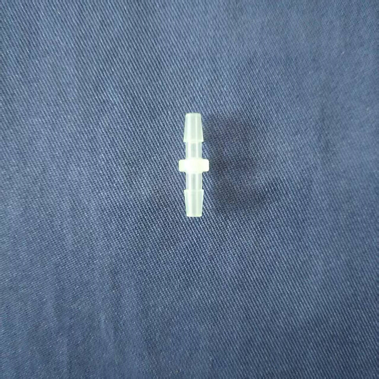 厂家批发食品级透明聚丙PPI-4Bmm气油水族塑料软管I型直通接头