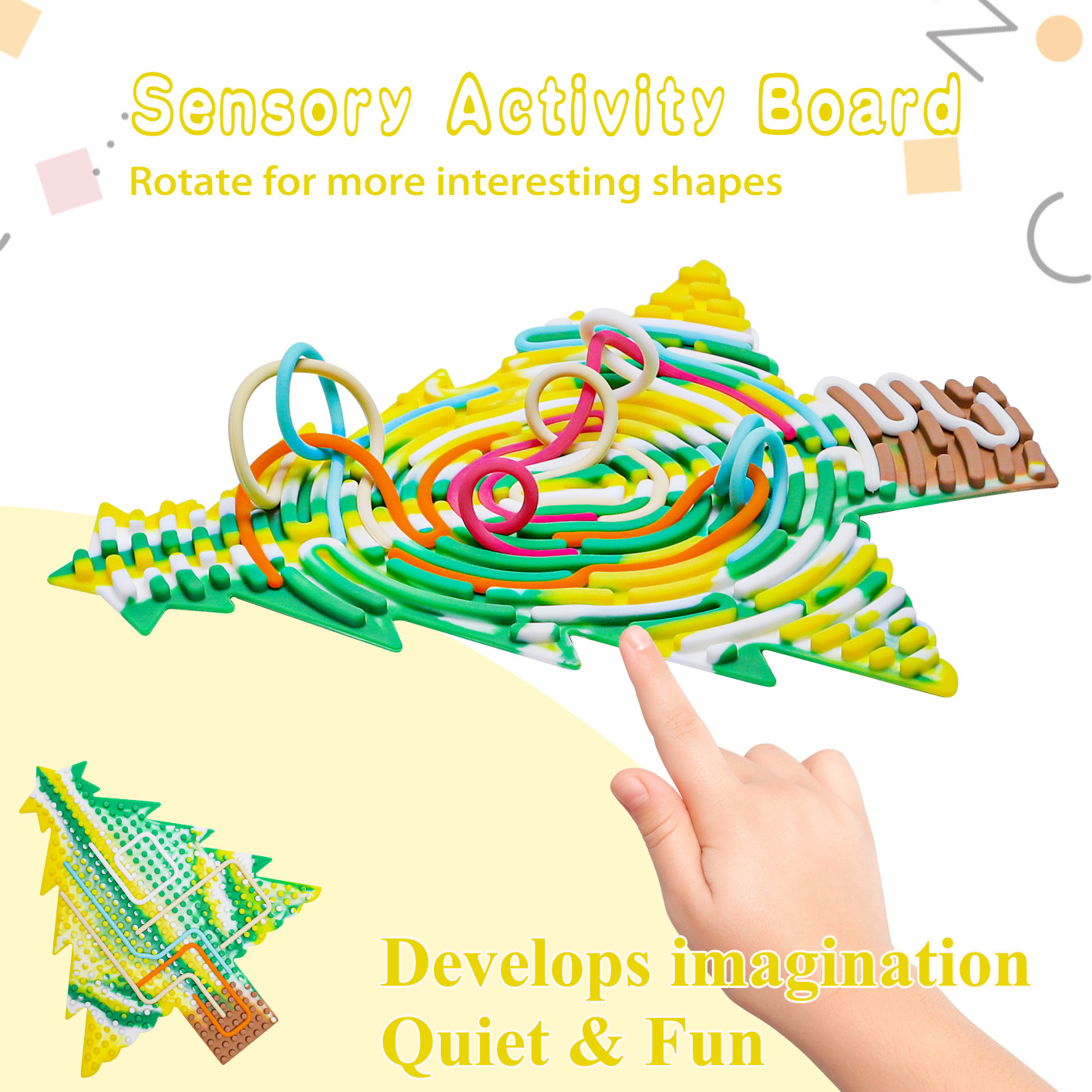 Cross -border Sensory Activity Board silicone decompression toys…