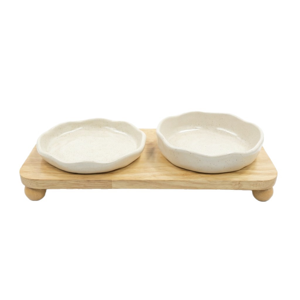 Tacos de cerámica para mascotas Tacos de gato nórdicos Tacos de comida para gatos de cerámica de pies altos Tacos de comida para gatos Bocadillos Plato enlatado anti-espondilosis cervical anti-voltar Tacos de comida para gatos image 6
