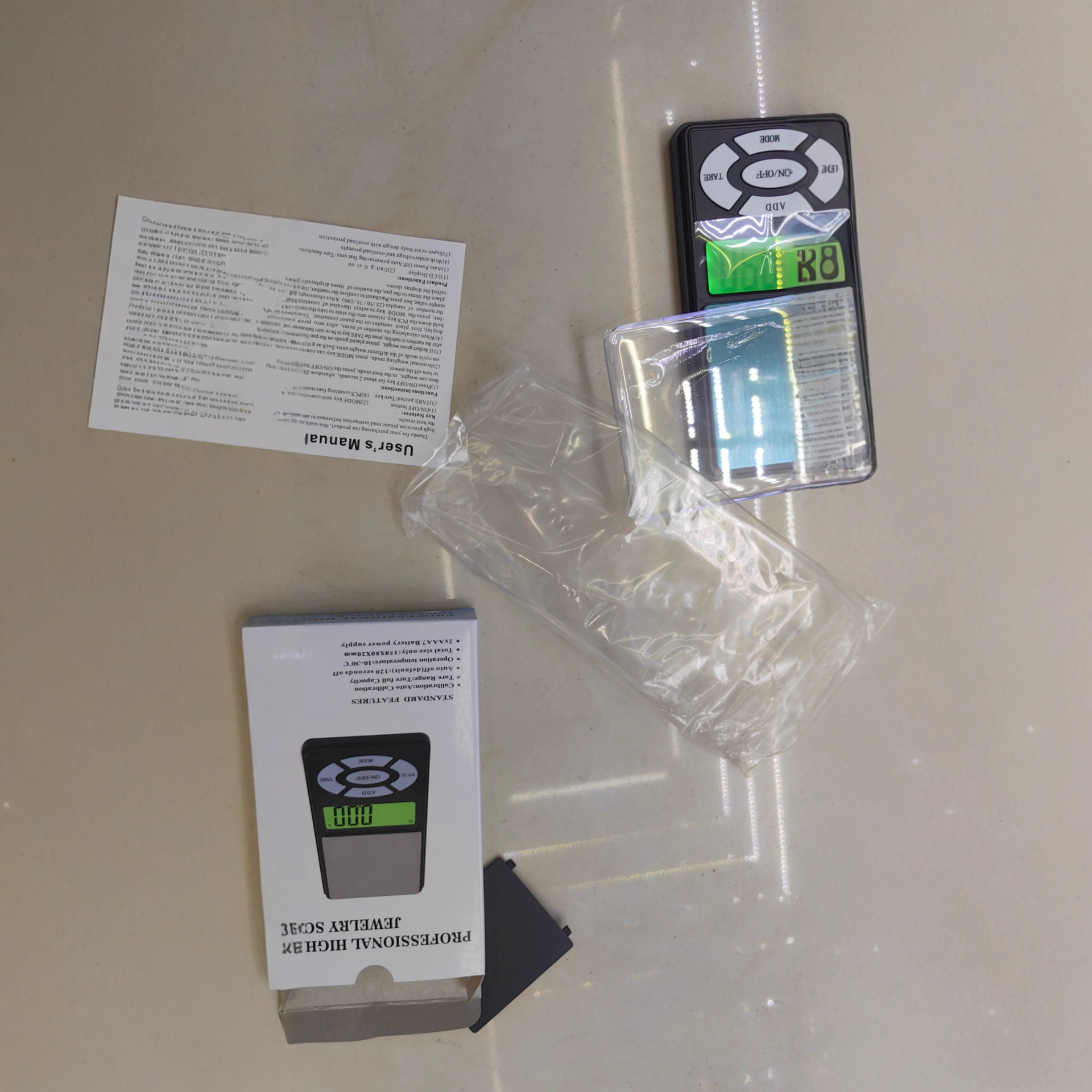 2025 Escala de joyería Escala de bolsillo Escala de oro 600g / 0.01g Escala de gramo