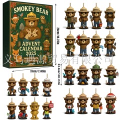 Smokey Bear Advent Calendar 24 天 Smokey Bear 圣诞倒数日历