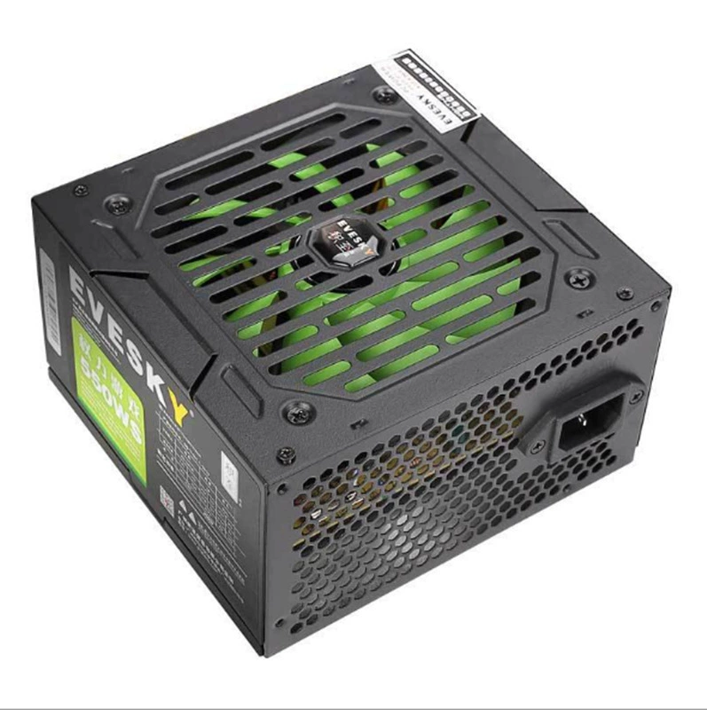 Истощенный до Evesky 550WS блок питания для настольного компьютера, источник питания компьютера, корпус блока питания, отдельная подача графической карты