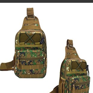 2024 Cross-Border Multifunctional Chest Bag Camouflage Nylon Material Outdoor Sports Multifunctional Crossbody Bag Cycling Tactical Backpack
