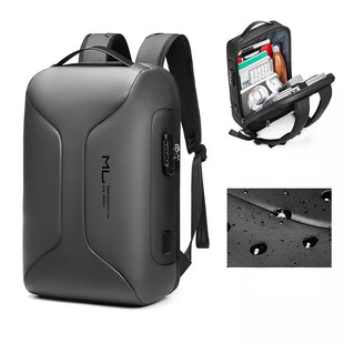 New Backpack Men's Business Large Capacity Travel Bag Multifunctional Waterproof College Student Computer Bag Backpack