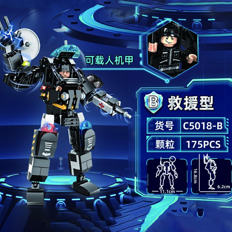 C5018-2 manned Mech sauvetage