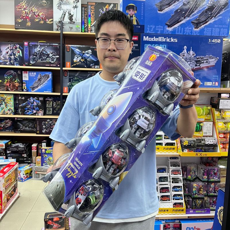 儿童变形恐龙霸王龙迅猛龙牛角龙炫酷外观变形玩具招生礼物批发|undefined
