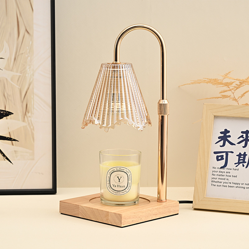 跨境可升降定时调光融蜡灯照明融烛两用台灯简约无明火香薰融烛灯|undefined