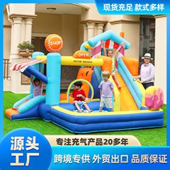 ドクタードルフィン インフレータブルキャッスル 小型家庭用子供用インフレータブルキャッスル インフレータブルトランポリン滑り台トランポリン滑り台コンボ