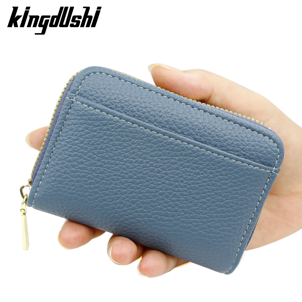 Nuevo paquete de tarjetas de gran capacidad de textura PU bolsa de cambio bolsa de tarjetas de regalo de cita para el gabinete de órgano