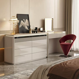 梳妆台;餐桌;皮艺床