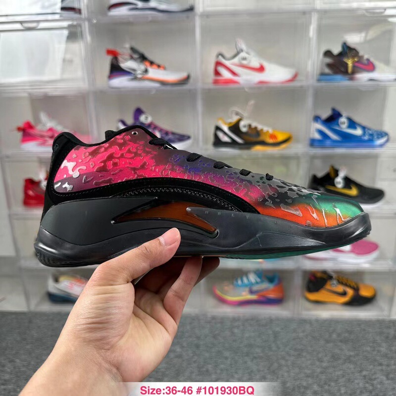 Fat Tiger Zion 3Rd Generation Basketball Shoes Zion2 Forefoot Air Cushion Pink Starting Low-Top Shock-Absorbing Wear-Resistant Men's Dr0675