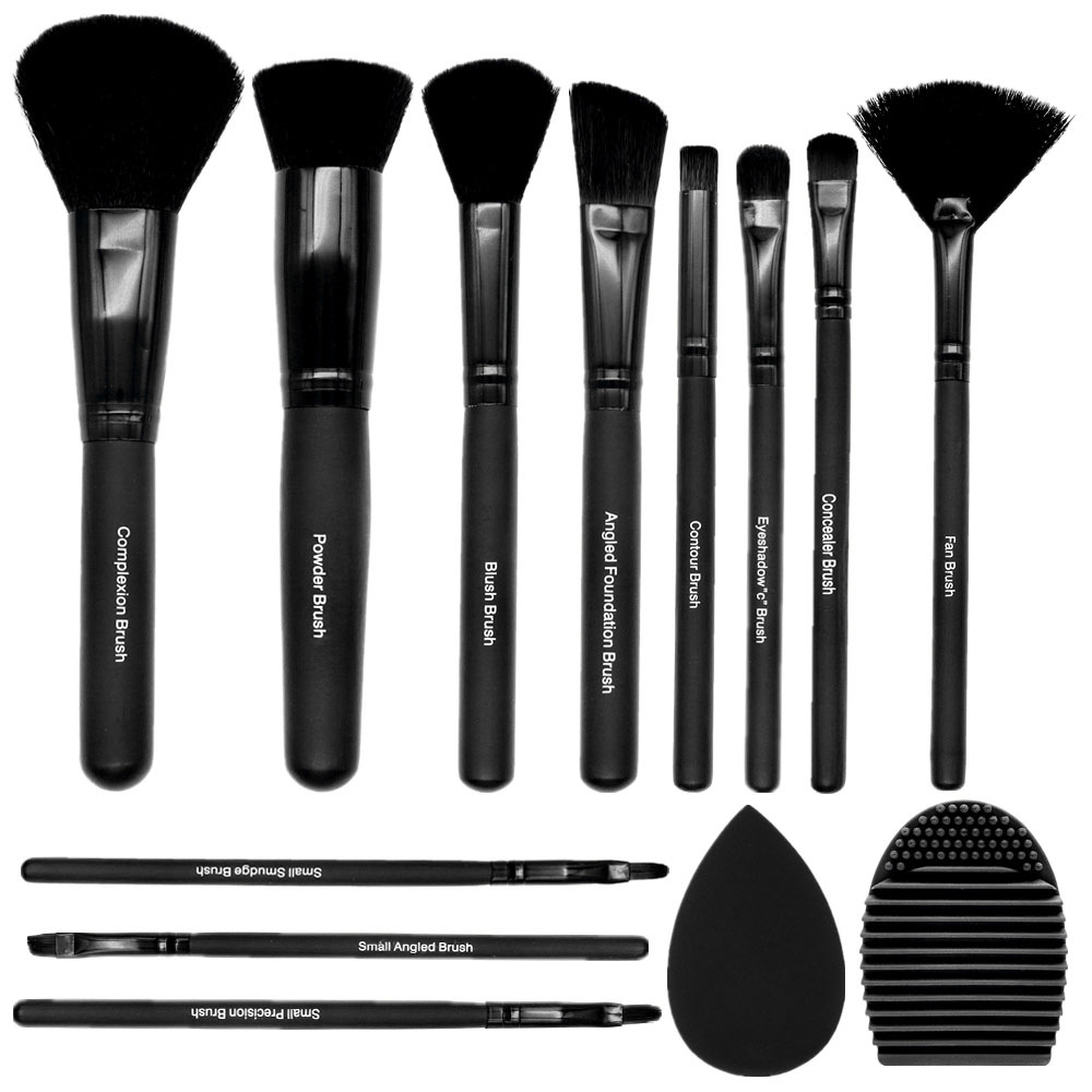13 PCs Makeup Brush Set Premium Synthetic Foundation Brush