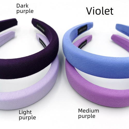 Candy Color Pure Cotton Headband 34 Colors Hyoja Style Korean Minimalist Thin Foam Hairband Won Bin Wang Can Same Version Celebrity Hairband