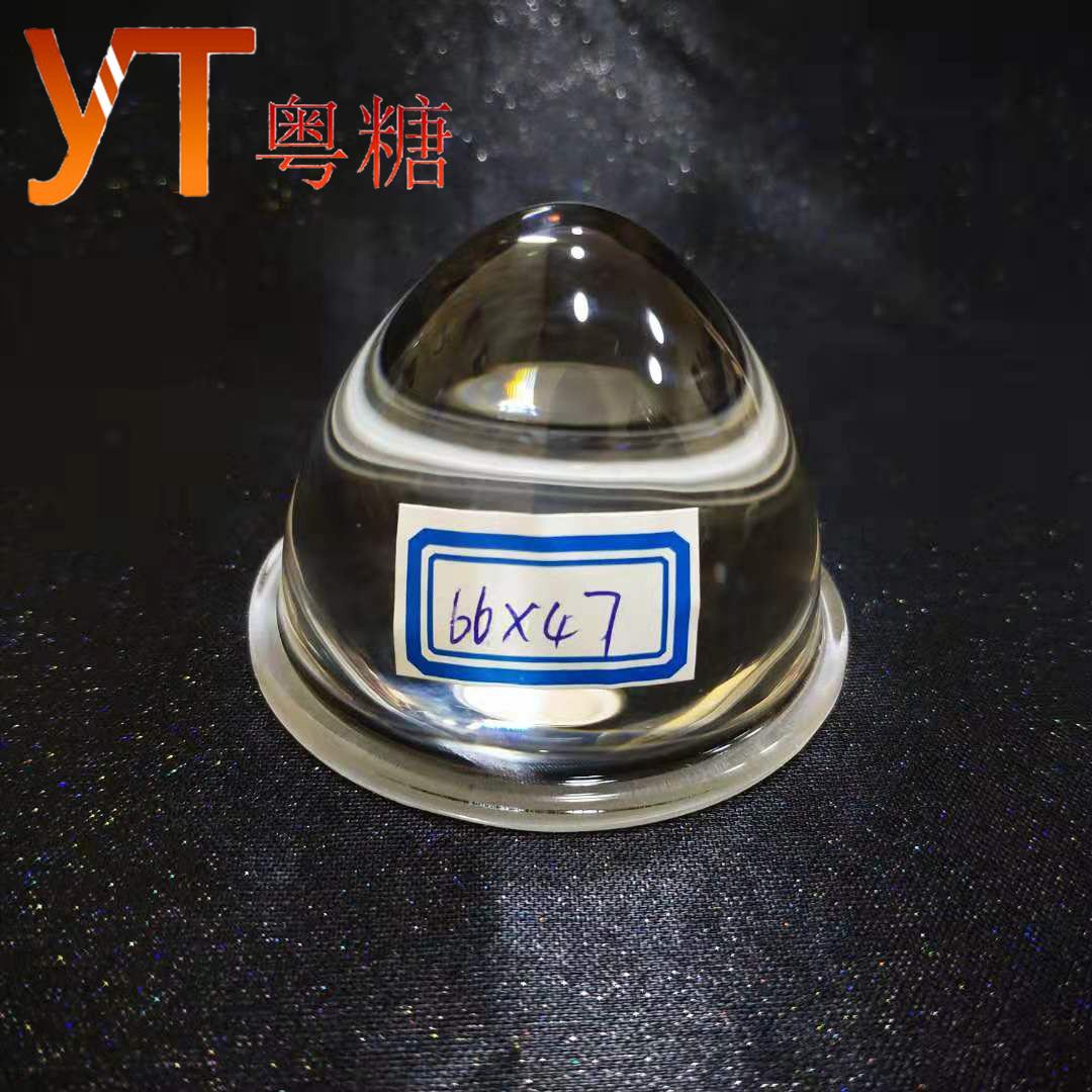 67高聚光玻璃透镜 LED室内灯背景氛围灯配件