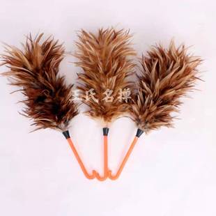 Thickened Feather Duster with Small Curved Hook for Household and Car Dust Removal, Lint-Free Cleaning