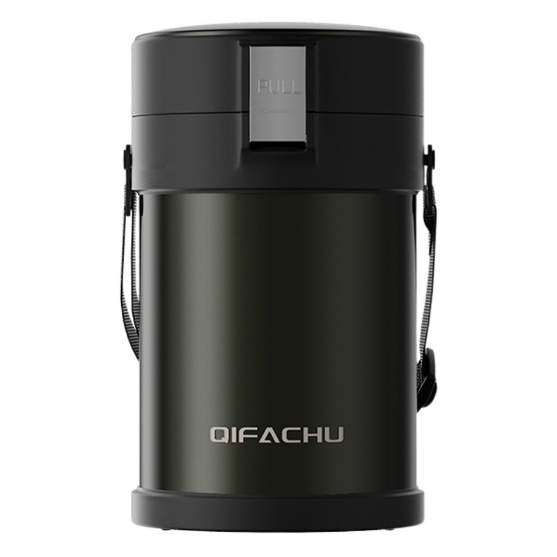 316 stainless steel vacuum insulated lunch box office worker large capacity multi-layer insulated lunch bucket super long insulated lunch box