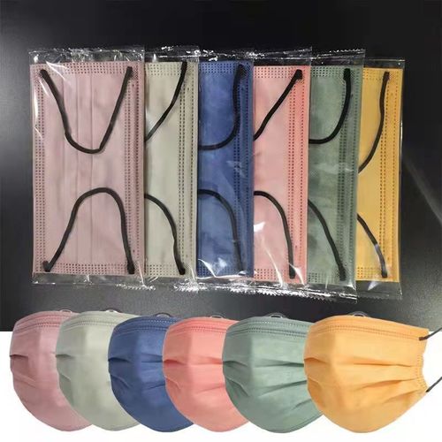 Zhang Xiaofei's Style Morandi Color Scheme Independent Packaging Disposable Fashion Dustproof Breathable Personality Creative New