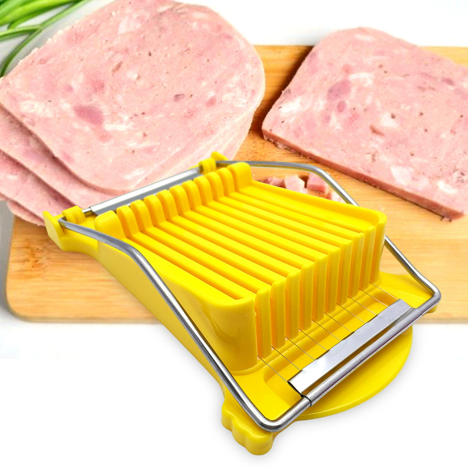 Нарезанное на ломтики мясо обеденная ветчина колбаса артефакт большая нарезка 5 мм, инструмент для картофеля