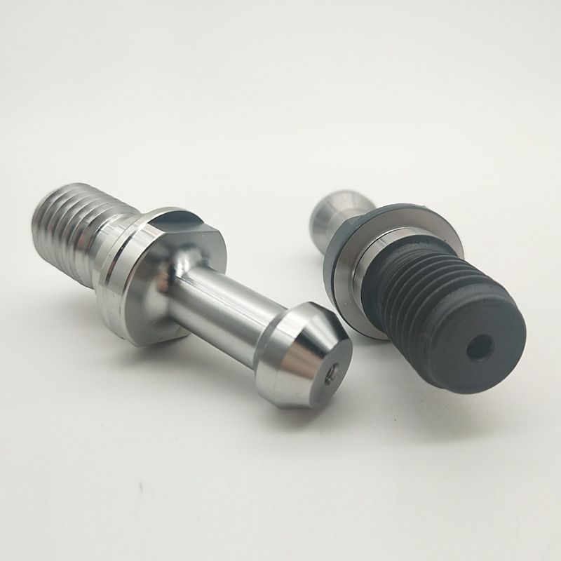 CNC数控加工中心刀柄渗碳加硬高精拉钉BT30BT40BT50-45度全白拉丁