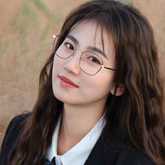 BestFen's new memory titanium retro glasses frame wide-sided polygonal myopia glasses frame 68013 factory direct sale