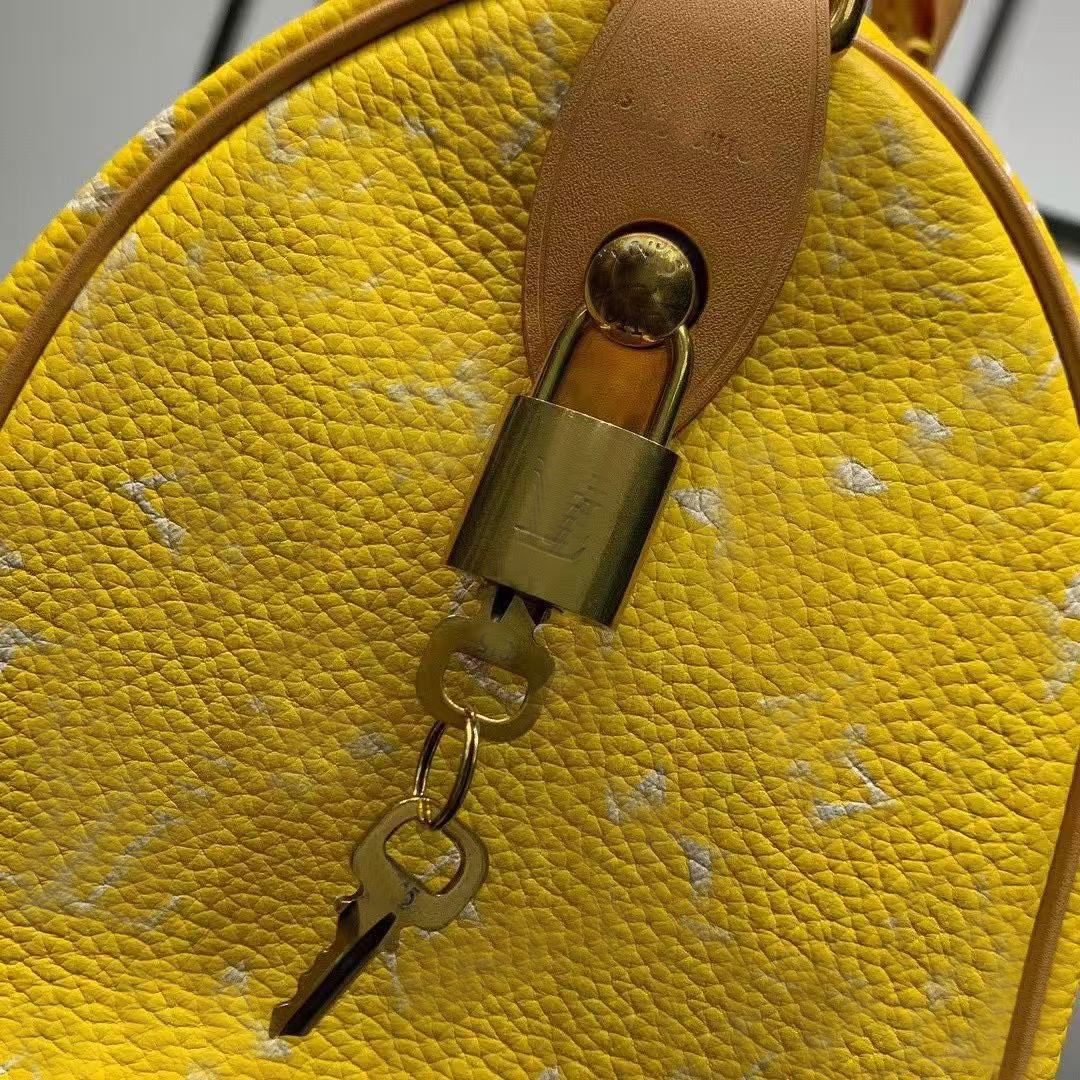New Genuine Leather Women's Handbag Large Capacity Boston Speedy Pillow Bag Travel Tote Shoulder Crossbody Bag - Thumbnail 4