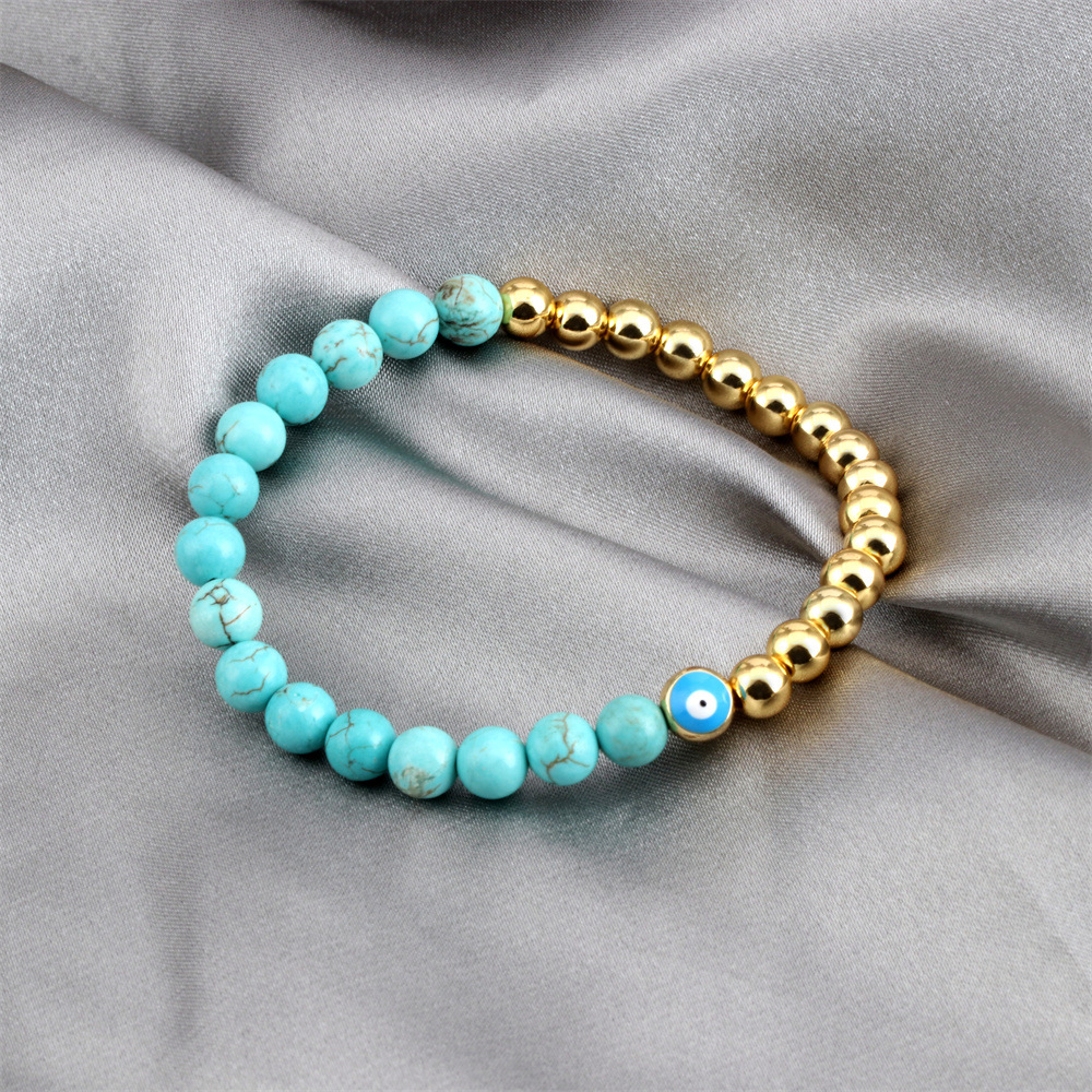 Fashion Eye Copper Enamel Bracelets 1 Piece