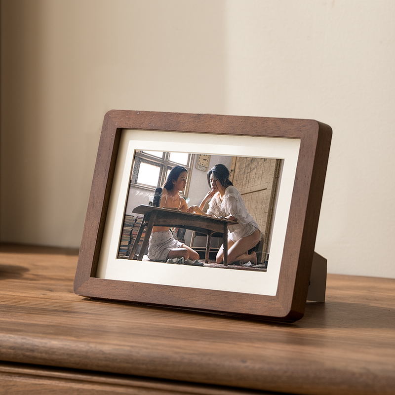 Solid wood photo frame stand, empty frame, 5-inch, 6-inch, A4, for children's photos, family portrait picture frame Solid wood photo frame stand, empty frame, 5-inch, 6-inch, A4, for children's photos, family portrait picture frame