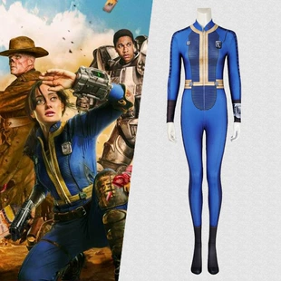 Косплей Люси Fallout комбинезон с 3D-принтом
