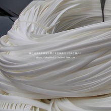 乳白色PE塑料扁藤材料 编织藤椅仿藤条户外花园秋千吊篮片藤圆藤