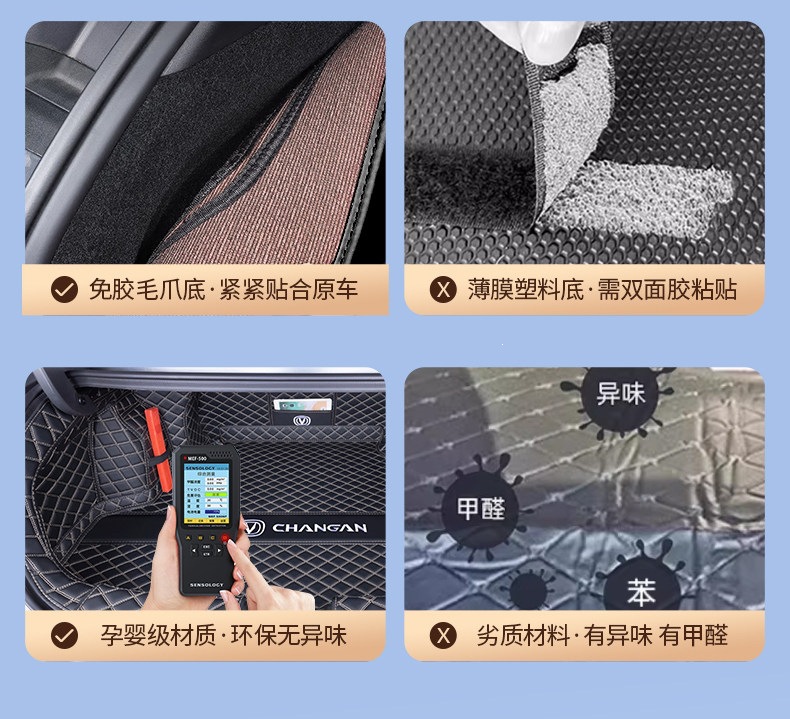 Suitable for 20-26 models of Changan Eado, third-generation Eado, fourth-generation Eado PLUS, and Eado Blue Whale Super Engine trunk mat