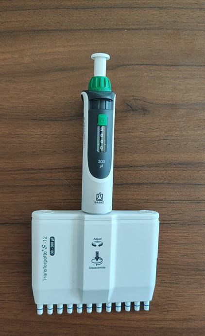 普兰德brand 0.5-10ul 12道手动数字可调量程移液器 705920