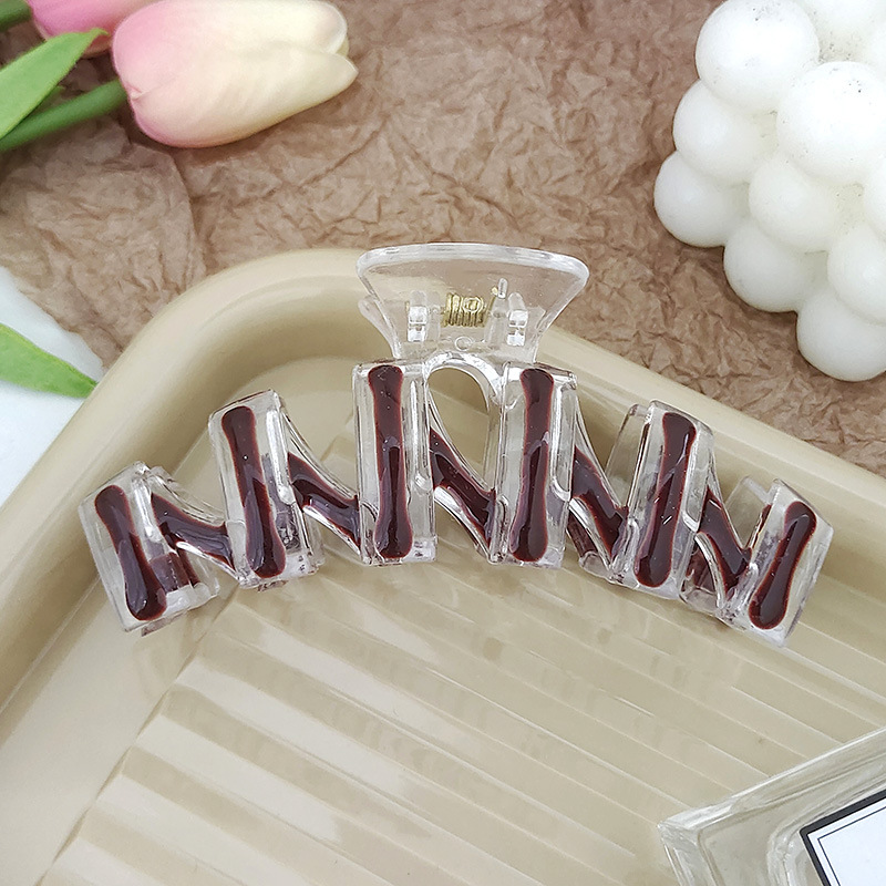 Accesorios para el cabello coreanos Clip de sensación premium de verano Clip de tiburón en la parte posterior de la cabeza