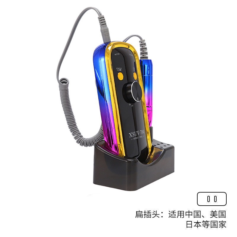 Disposición de almacenamiento eléctrico de 35000rpm ajustable velocidad de rotación de la máquina de molienda eléctrica especial para la tienda de uñas