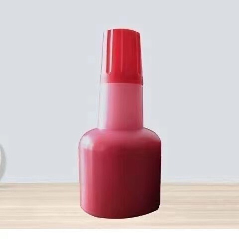 DaHua Rapid-Dry Printing Ink Red 40ml Large Bottle Seal Paste Cleaning Atom Ink for Office Finance Accounting Supplies