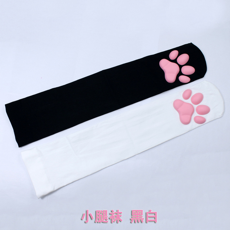 3d猫の爪の靴下のかわいいロリータの2次元のcosアニメは膝の靴下の長い筒のシリコンの肉は猫の爪の靴下を敷きます。|undefined