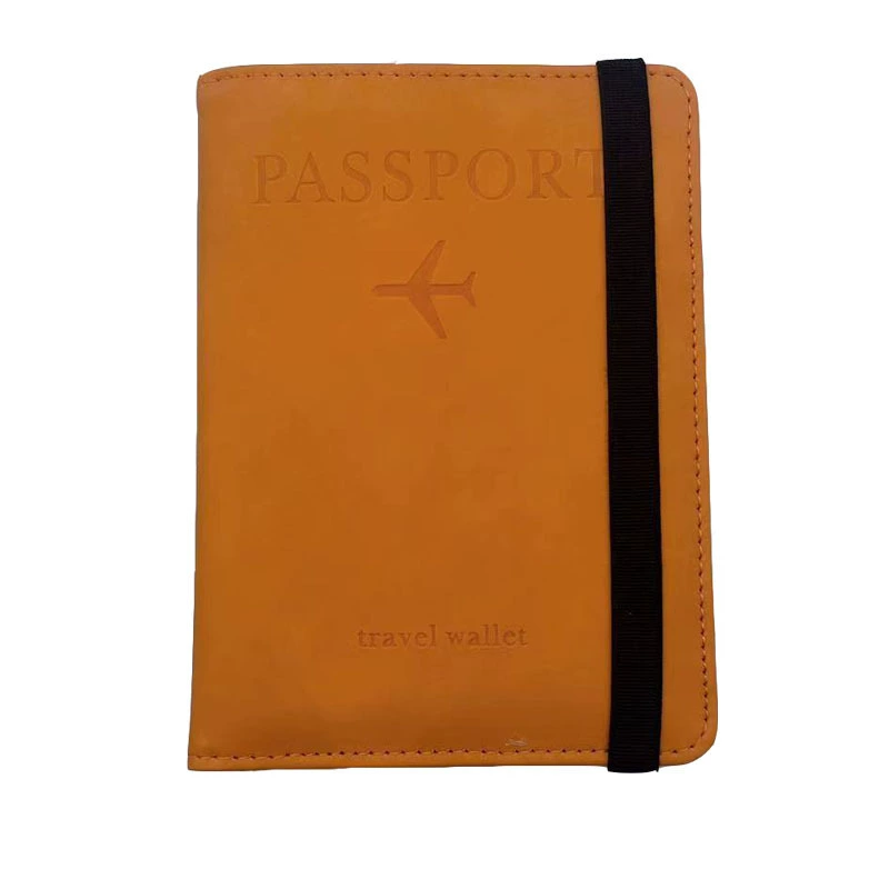 Passport Cover PU Travel Wallet, Universal Handheld Protective Case, 15 × 11 cm, Multi-Color