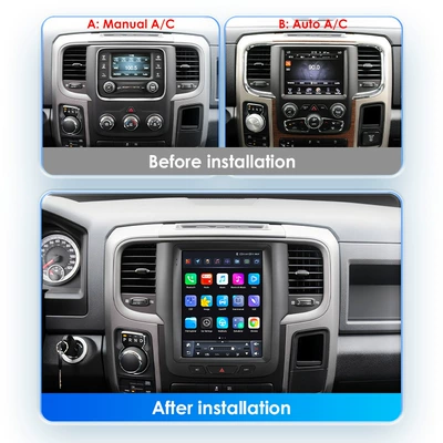Dodge Ram1500 Ram 13-18 Android – DVD Navigation