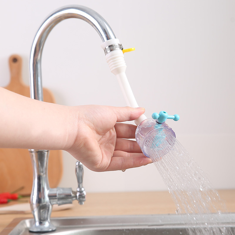 Grifo de ahorro de agua Dispositivo de ahorro de agua purificación de agua rociado maifan piedra alargada ajustable sección de boquilla a prueba de salpicaduras otras cocinas