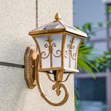 户外防水壁灯室外走廊过道太阳能灯别墅花园庭院阳台欧式装饰壁灯
